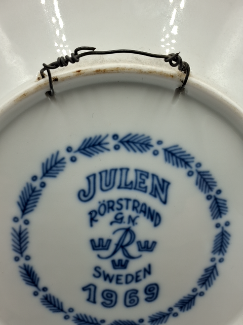 Rörstrand Juleplatte 1969